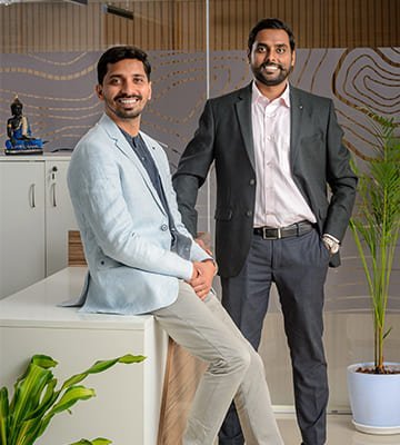 Vipul Singh and Suhas Banshiwala, the founders of Aereo